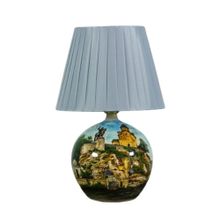 Product image of EBRA ხელით მოხატული, მოჭიქურებული მაგიდის სანათი