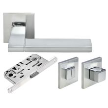 Product image of Morelli სახელურის კომპლექტი სანტექნიკური "Ystad" DIY MH-47-S6-WC SC/CP matte chrome/chrome