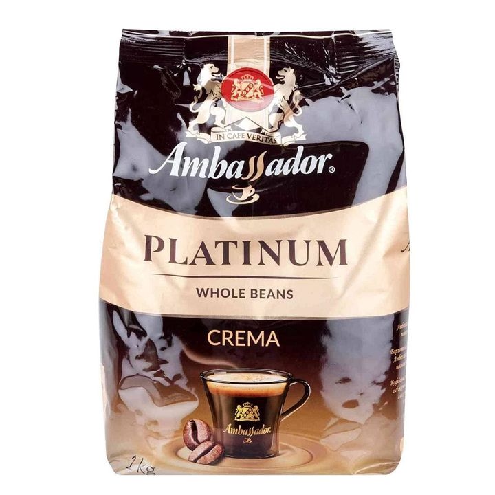 Ambassador Platinum Crema 1კგ ყავის მარცვლები - Extra.ge - 790377