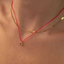 Product image of ტიტანის მოოქროვილი ორმაგი ყელსაბამი გულით