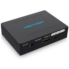 Product image of VENTION AFHB0 HDMI to HDMI/Optical Fiber Audio/2RCA Audio Converter Black