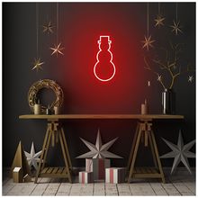 Product image of Cozy Home საახალწლო კედლის სანათი 18X35X2სმ Snowman Red