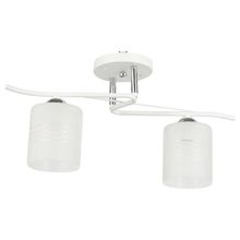 Product image of BELLA MITA 6292-2 E27 თეთრი ქრომი ჭაღი ორნათურიანი
