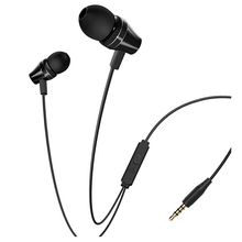 Product image of BOROFONE BM37 Noble sound wire control earphones with mic Black