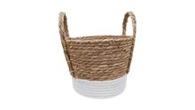 Product image of საშუალო კალათა კრემისფერი/თეთრი 27X21სმ