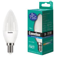Product image of CAMELION LED8-C35/865/E14 LED ნათურა  