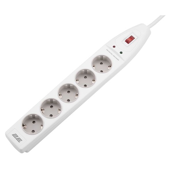2e-2e-sp515m2wh-5-socket-power-strip-with-surge-protector-sakhlis-damagrdzelebeli-2m