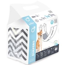 Product image of M-Pets ძაღლის ჰიგიენური ტრუსი ხვადი L