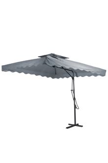 Product image of COMFORT ROOM ოთხკუთხედი ქოლგა 2.5*2.5-ზე ნაცრისფერი