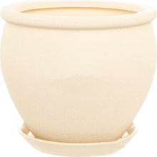 Product image of ORIANA VIETNAM №2 აბრეშუმი ბეჟი კერამიკის ქოთანი