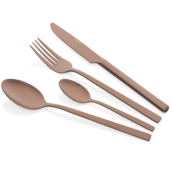 Ardesto Cutlery set Black Mars Favola, 4pcs, stainless steel, copper