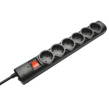 Product image of დენის გამანაწილებელი Trust Surge Protector 6 ports