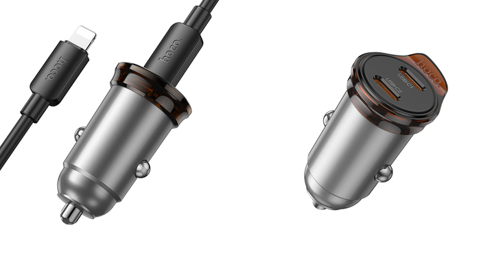 hoco-nz16b-pd45w-manqanis-stsraf-damteni-30qc-type-c-to-iphone-kabeli-photo-2