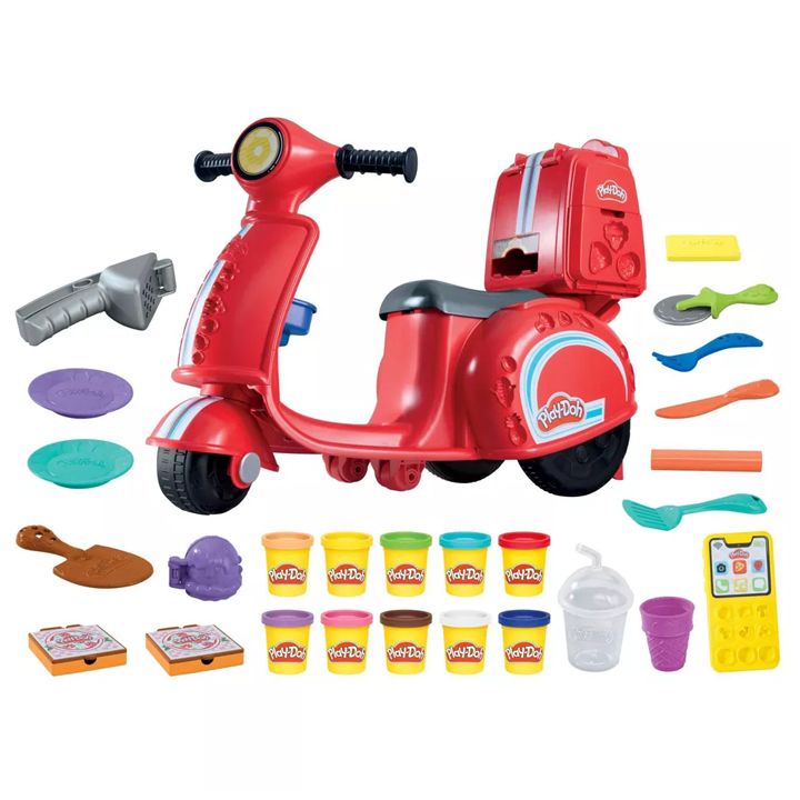 has-pd-kreatiuli-da-tsarmosakhviti-satamasho-plastelinis-nakrebi-kurieris-motos-formashi-photo-2