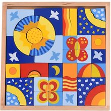 Product image of ხის ასაწყობი ფაზლი GOKI WOODEN BLOCKS BUTTERFLIES 58646G