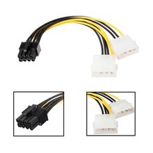 Product image of kingda KDMLX0201 molex to 8pin video card power კვების გადამყვანი