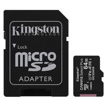 Product image of Kingston SDCS2\64 64GB With SD Adapter მეხსიერების ბარათი