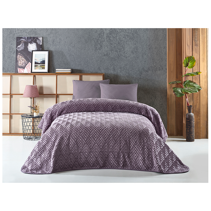 🎁 Manamo Manamo პლედი VIZON BLANKET SERGENT KUL MORU 240X250 Extra.ge