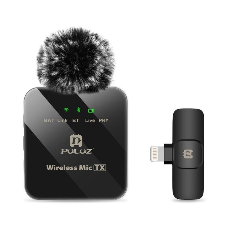 puluz-wireless-microphone-1x-usadeno-samkerde-mikrofoni