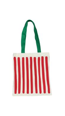 Product image of Striped Series Shopping Bag(Red) ჩანთა