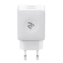 Product image of მობილურის დამტენი 2E 2E-WC4USB-W, USB, White