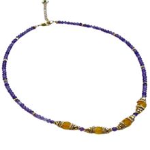 Product image of ნატურალური ამეთვისტოს და ციტრინის ყელსაბამი