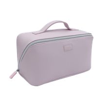 Product image of Macaron Series Prism Large Capacity Cosmatic Bag with Handle(Pink) კოსმეტიკის ჩანთა
