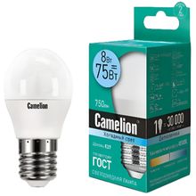 Product image of CAMELION LED8-C35/845/E27 LED ნათურა  