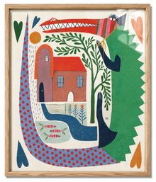 Product image of პოსტერი ჩარჩოთი "Crocodile's Home",  A3