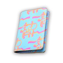 Product image of ჯოვანი მორა საპასპორტე იცხოვრე შენი ცხოვრებით ტყავის შემცვლელი ცისფერი ყვითელი