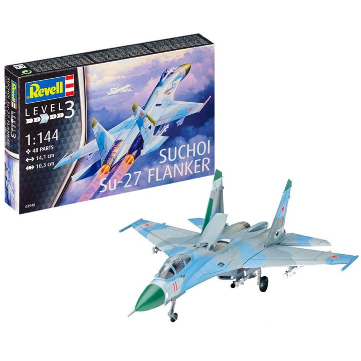 revell-suchoi-su-27-flanker-revell-model-kit-asatsqobi-konstruqtori