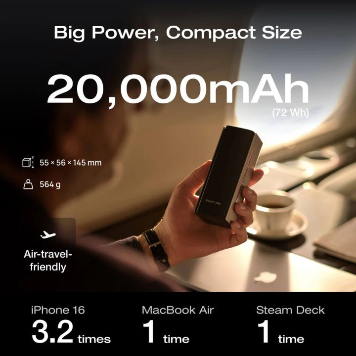 ecoflow-rapid-pro-power-bank-20000mah-230w-100w-built-in-cable-portatuli-damteni-photo-2