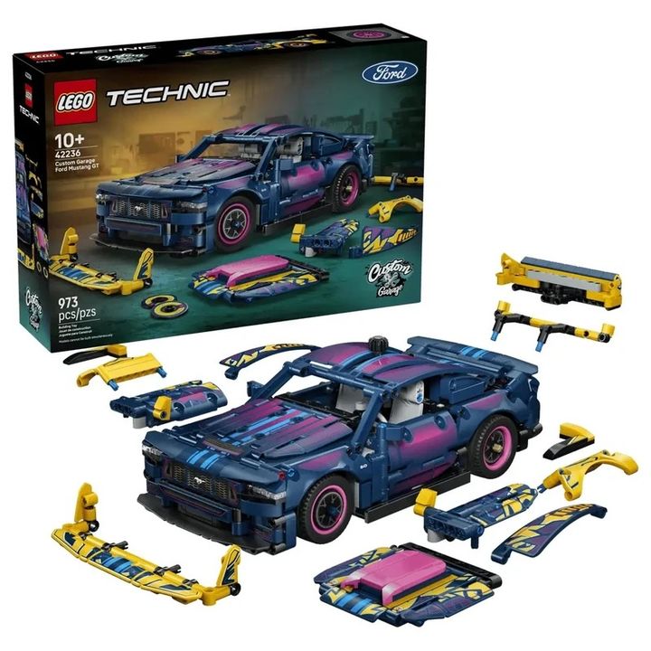 lego-technic-42236-custom-garage-ford-mustang-gt-car-973-natsili-konstruqtori
