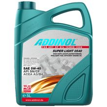 Product image of ADDINOL SUPER LIGHT 0540 5w40 5ლ სინთეტიკური ზეთი მსუბუქი მანქანებისთვის