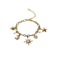 Product image of Her Store ტიტანის მოოქროვილი სამაჯური ჩარმებით