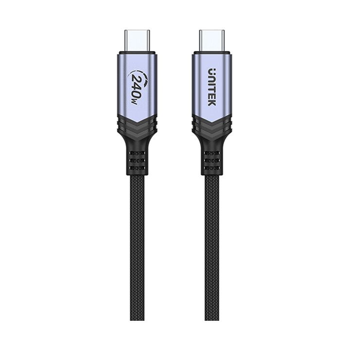unitek-c14110gy-240w-usb-c-to-usb-c-kabeli-2m