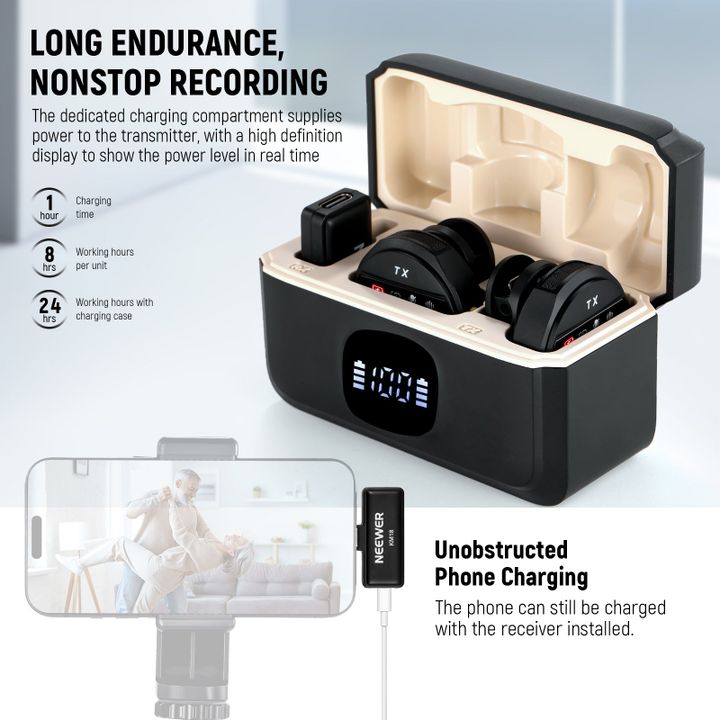 neewer-km18-mini-wireless-lavalier-microphone-usadeno-mikrofoni-photo-2