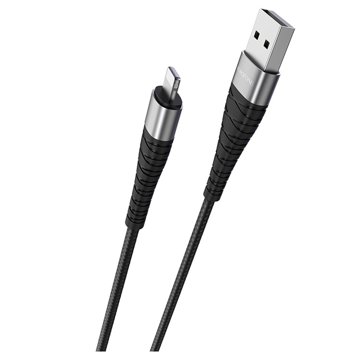 borofone-bx32-munificent-charging-data-cable-for-lightning-black-photo-3
