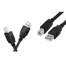 Product image of HAVIT Printer cable elat black 3m პრინტერის კაბელი