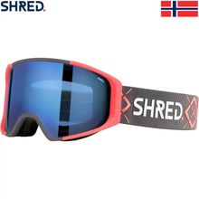 Product image of Shred SIMPLIFY+ BIGSHOW GREY/RUST - CBL 2.0 DEEP BLUE+CBL SKY სათხილამურო სათვალე სათხილამურო სათვალე