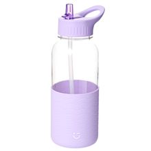 Product image of Plastic Water Bottle with Handle and Solid Color Sleeve 1000მლ ბოთლი
