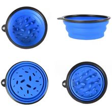 Product image of Silicone Pet Feeding Food Water Bowl ძაღლის სილიკონის ჯამი