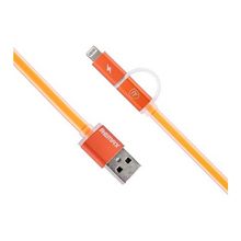 Product image of REMAX 2 IN 1 Cable Aurora RC-020t Orange