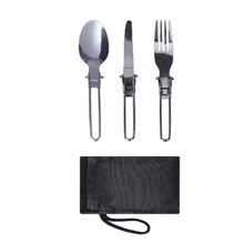 Product image of სალაშქრო ჭურჭლის ნაკრები (დანა, ჩანგალი, კოვზი)