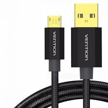 Product image of VENTION CADBG Cotton Braided USB 2.0A Male to Micro B Male 2A მობილურის კაბელი 1.5მ
