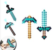 Product image of Minecraft pixel Sword and Picaxe მაინქრაფთის ხმალი და წერაქვი