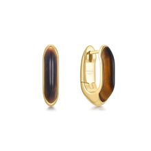 Product image of Earring / E068-01G-TE ოქროსფერი ქალის საყურე 925 სინჯის ვერცხლი