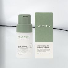 Product image of Vely Vely Enzyme Greentea Powder Cleanser 60გრ ენზიმური ფხვნილი