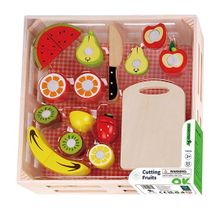 Product image of Tooky Toy ხილის ნაკრები – ხის როლური სათამაშო