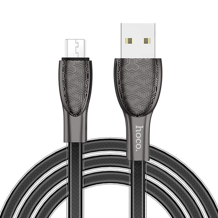 hoco-u52-bright-charging-data-cable-for-micro-black